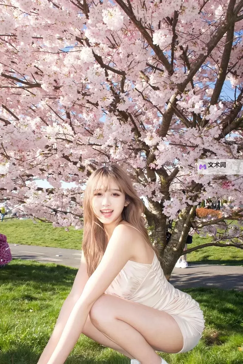 春日樱花盛开，樱花美女直播视频精彩呈现图1