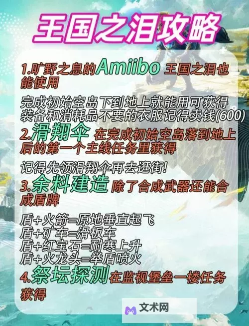 《塞尔达传说王国之泪》全流程通关图文攻略图1
