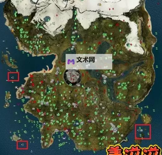 《森林》1.0道具位置地图图1