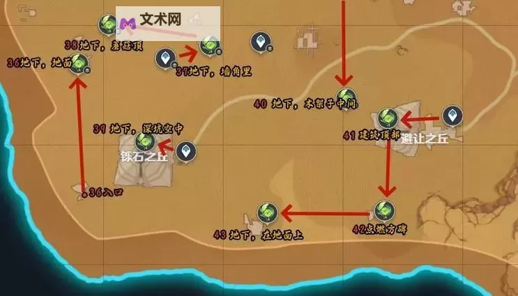 《塞尔达传说王国之泪》向阳草采集路线演示 向阳草在哪图1