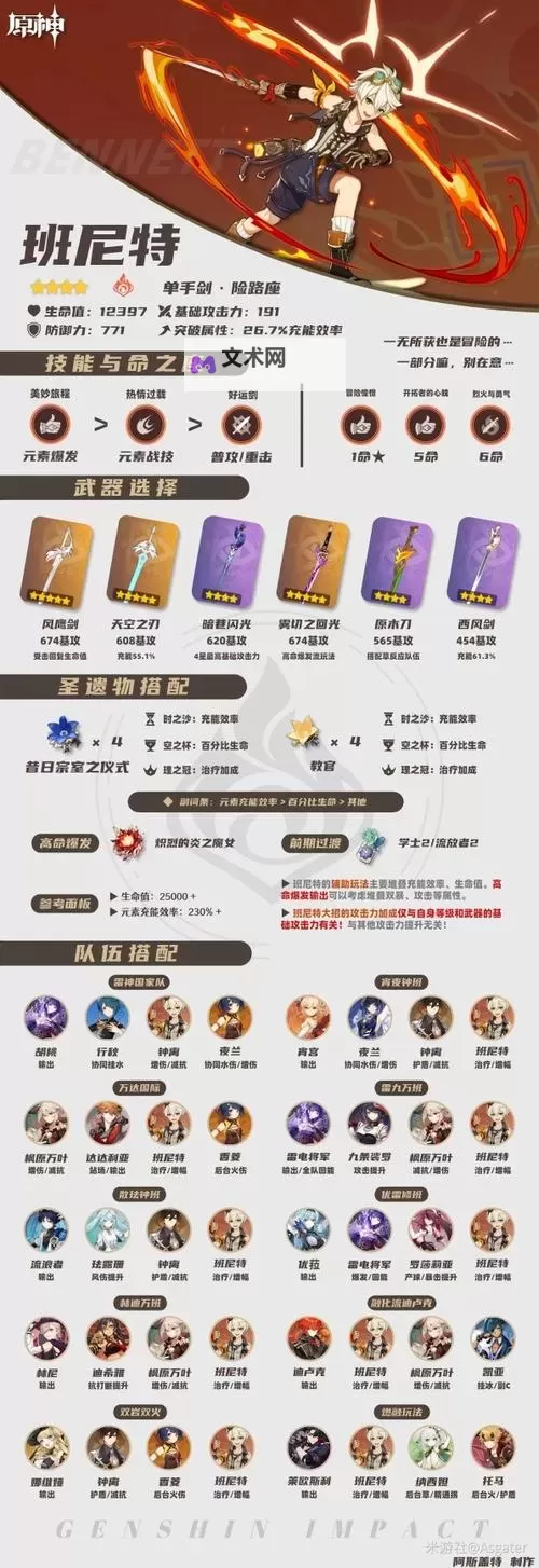 《原神》4.3武器培养一览表图1