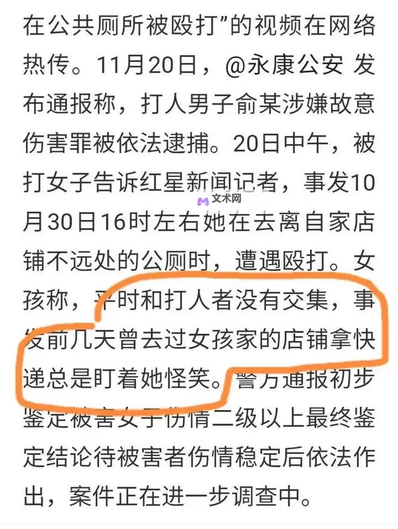 在公厕被殴打女子回应引发热议#图1