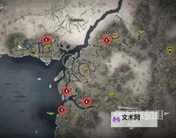 《刺客信条影》寺院与神社全收集攻略 寺院与神社收集品位置一览图1