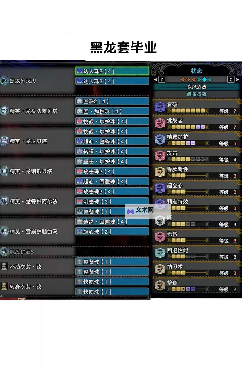 《怪物猎人世界》冰原DLC金火太刀心眼准毕业配装分享图1
