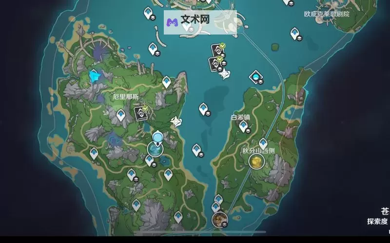 《原神》4.1版枫丹新增观景点位置图1