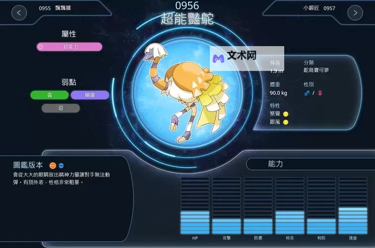 《宝可梦朱紫》双打超能艳鸵队配置推荐图1