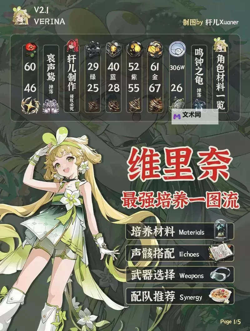 《鸣潮》维里奈养成一图流 维里奈怎么培养图2