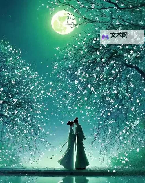 《在亭亭玉立四月天月色阑珊处情的边缘,青春有谁在倾听》图1
